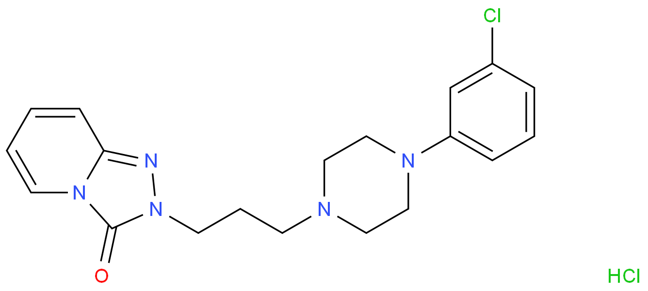 盐酸曲唑酮化学结构式