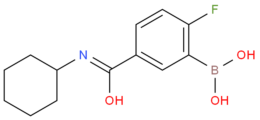5-(CYCLOHEXYLCARBAMOYL)-2-FLUOROBENZENEBORONIC ACID