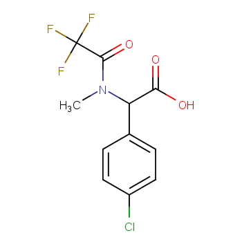 2-对氯苯基-N-三氟乙酰基肌氨酸
