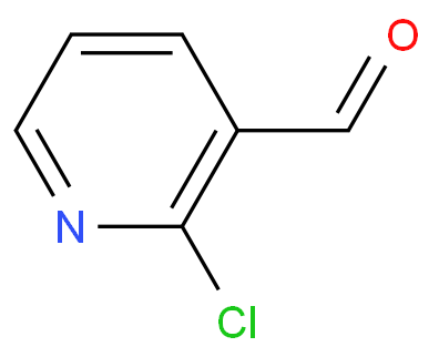 2-氯-3-吡啶甲醛化学结构式