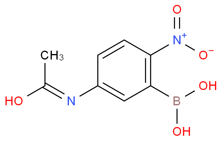 5-乙酰氨基-2-硝基苯基硼酸CAS:78887-36-2