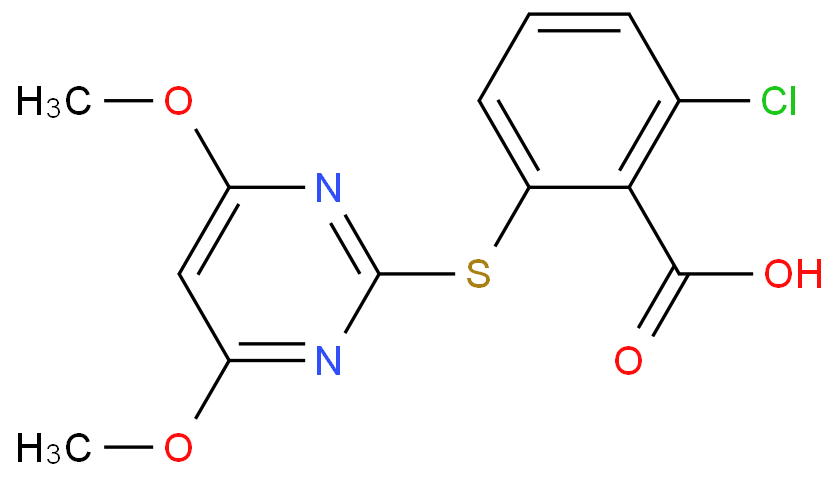 嘧硫草醚化学结构式