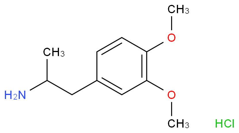 3,4-dimethoxyamphetamine Hydrochloride 13078-75-6 Wiki