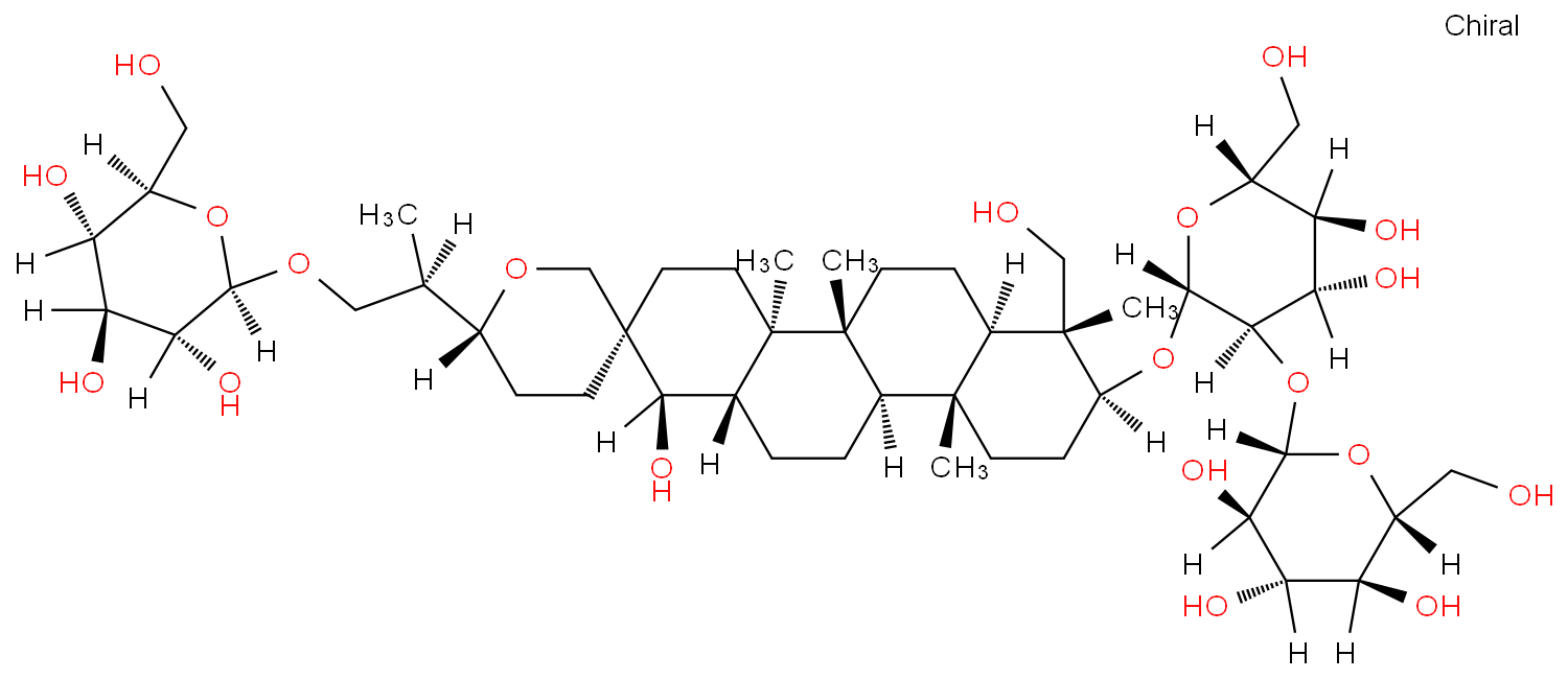 Spiro[chrysene-2(1H),3\'(4\'H)-[2H]pyran], β-D-glucopyranoside deriv.