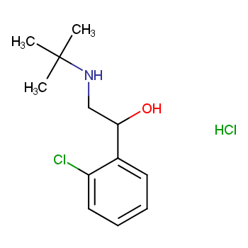 2-(tert-butylamino)-1-(2-chlorophenyl)ethanol;hydrochloride