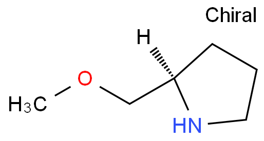 84025-81-0 (R)-(-)-2-(甲氧基甲基)吡咯烷 结构式图片