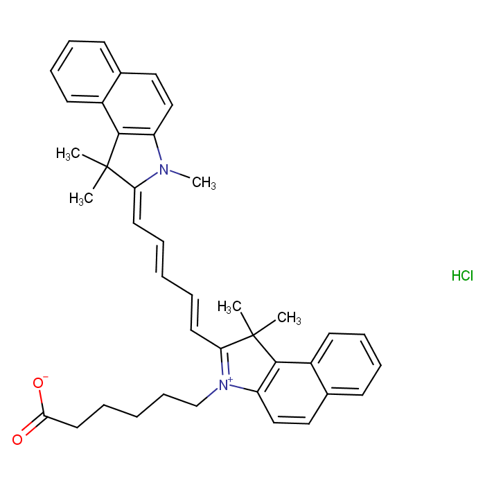 CY5.5-COOH脂溶菁染料CY5.5羧酸1144107-80-1