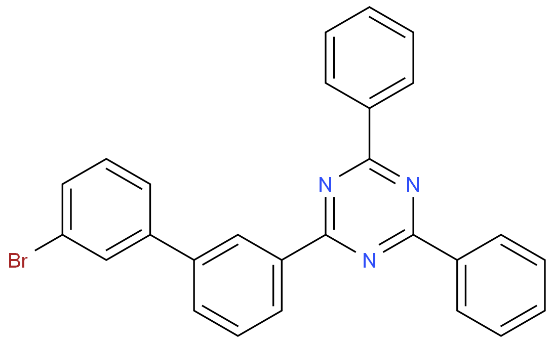 2-(3'-bromo-[1,1'-biphenyl]-3-yl)-4,6-diphenyl-1,3,5-triazine  