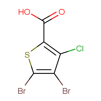 4,5-二溴-3-氯噻吩-2-羧酸CAS号503308-99-4；（自有实验室，优势产品常备库存，质量保证）