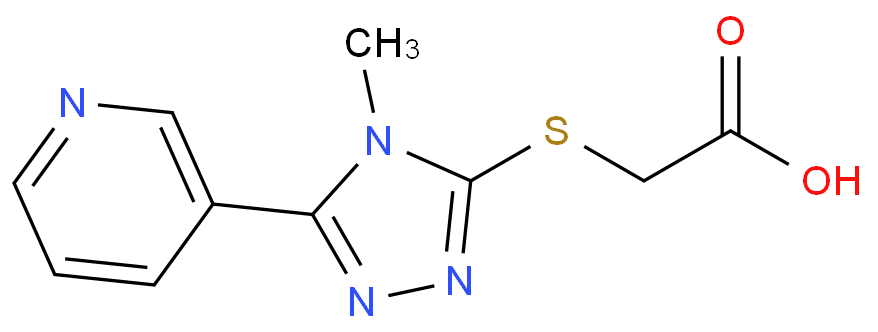 (4-Methyl-5-pyridin-3-yl-4H-[1,2,4]triazol-3-ylsulfanyl)-acetic acid