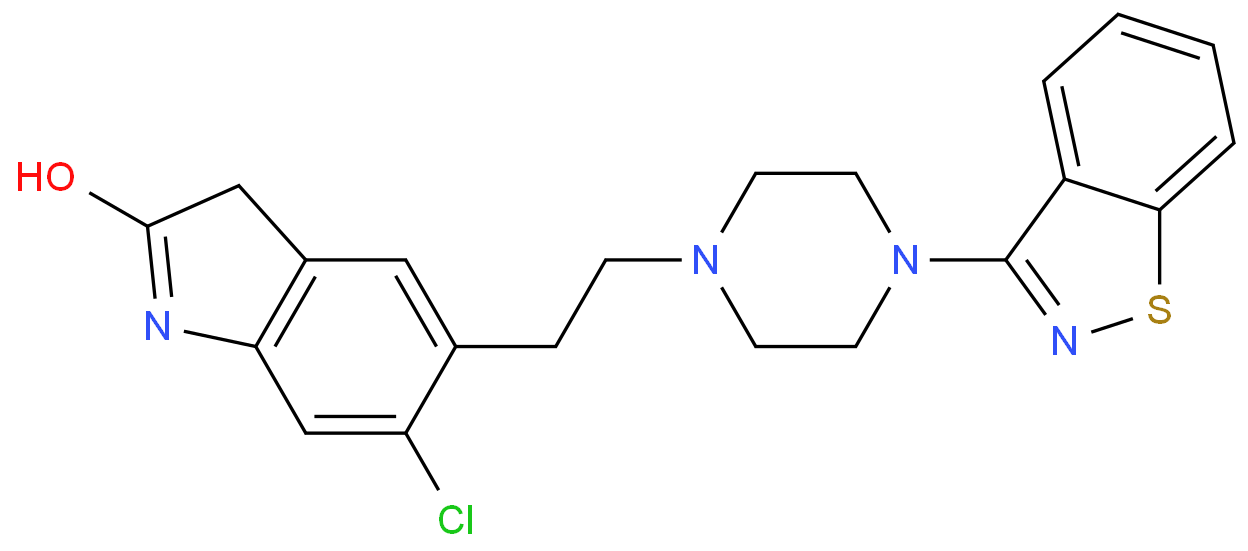齐拉西酮化学结构式