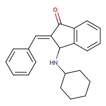 (E)-2-亚苄基-3-(环己基氨基)-2,3-二氢-1H-茚-1-酮/1245792-51-1