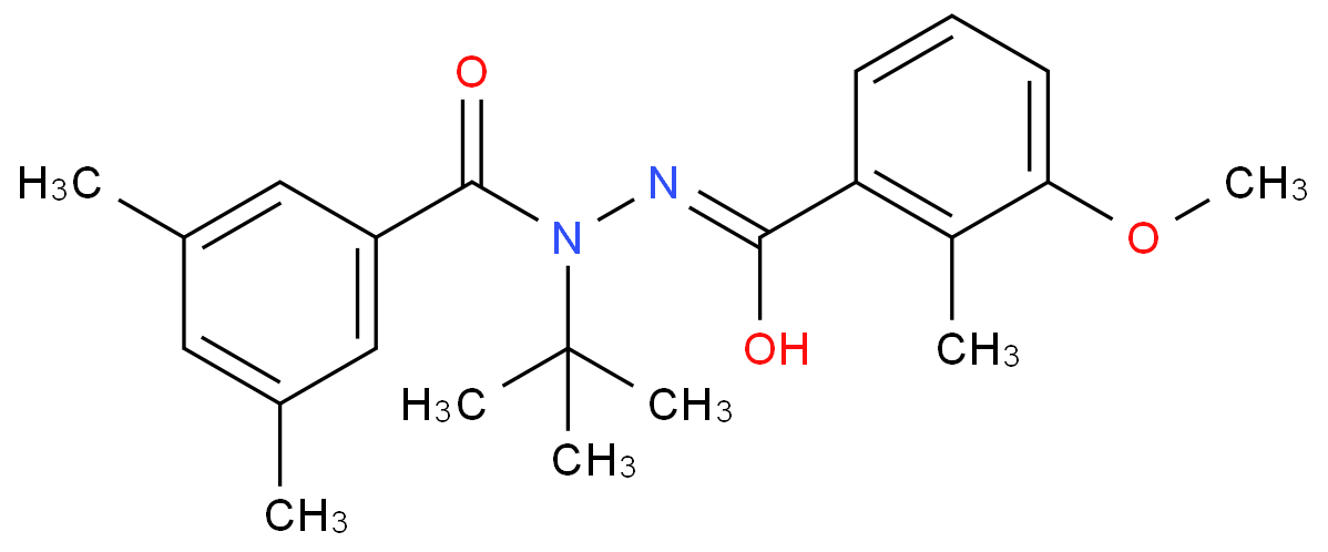 甲氧虫酰肼化学结构式
