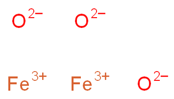 1332-37-2 氧化铁 结构式图片