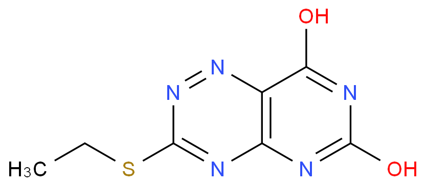 7-Ethylthio-1,2,3,4-tetrahydropyrimido-[4,5-b]-1,2,4-triazine-2,4-dione