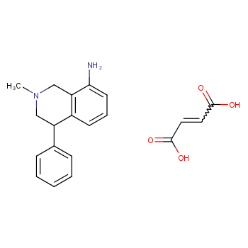 诺米芬新马来酸盐化学结构式