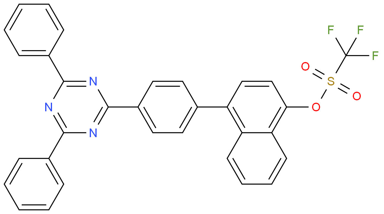 4-(4-(4,6-diphenyl-1,3,5-triazin-2-yl)phenyl)naphthalen-1-yltrifluoromethanesulfonate