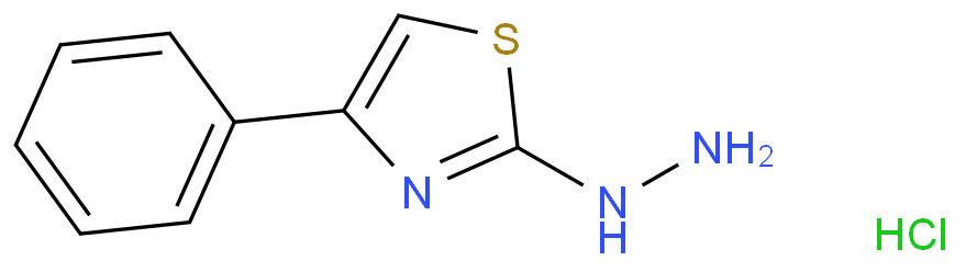 (4-phenyl-1,3-thiazol-2-yl)hydrazine,hydrochloride