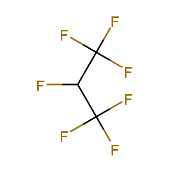 七氟丙烷化学结构式