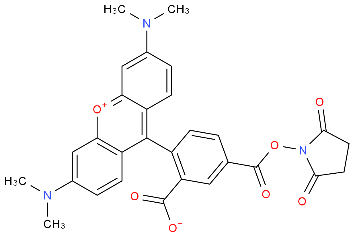 2-[3-(dimethylamino)-6-dimethylazaniumylidenexanthen-9-yl]-5-(2,5-dioxopyrrolidin-1-yl)oxycarbonylbenzoate