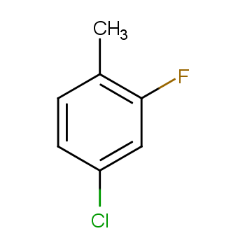 4-氯-2-氟甲苯化学结构式