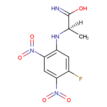 N2-(5-氟-2,4-二硝基苯基)丙氨酰胺 CAS号:132055-99-3科研及生产专用 高校及研究所支持货到付款