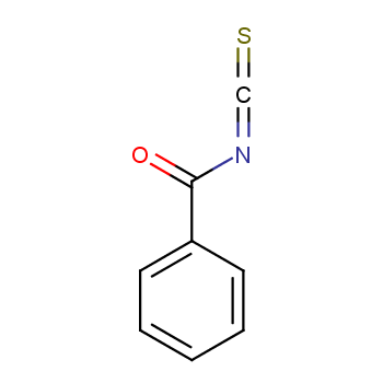 苯甲酰基异硫氰酸酯化学结构式