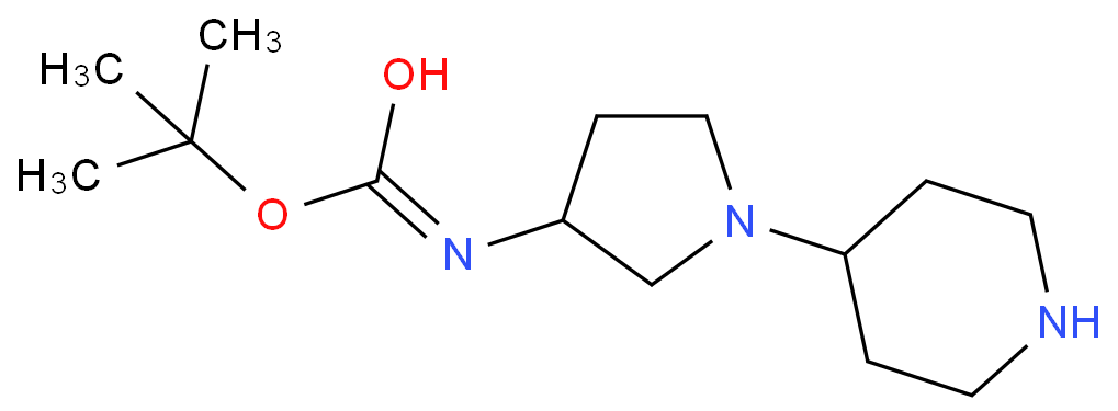 tert-butyl N-(1-piperidin-4-ylpyrrolidin-3-yl)carbamate