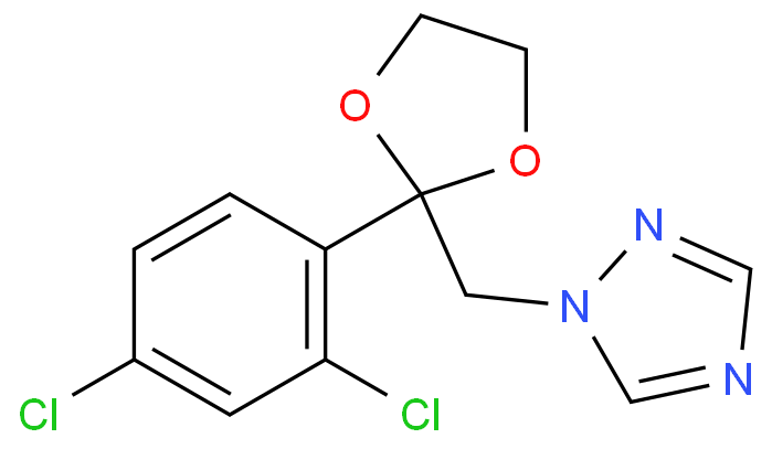 1-[[2-(2,4-dichlorophenyl)-1,3-dioxolan-2-yl]methyl]-1,2,4-triazole