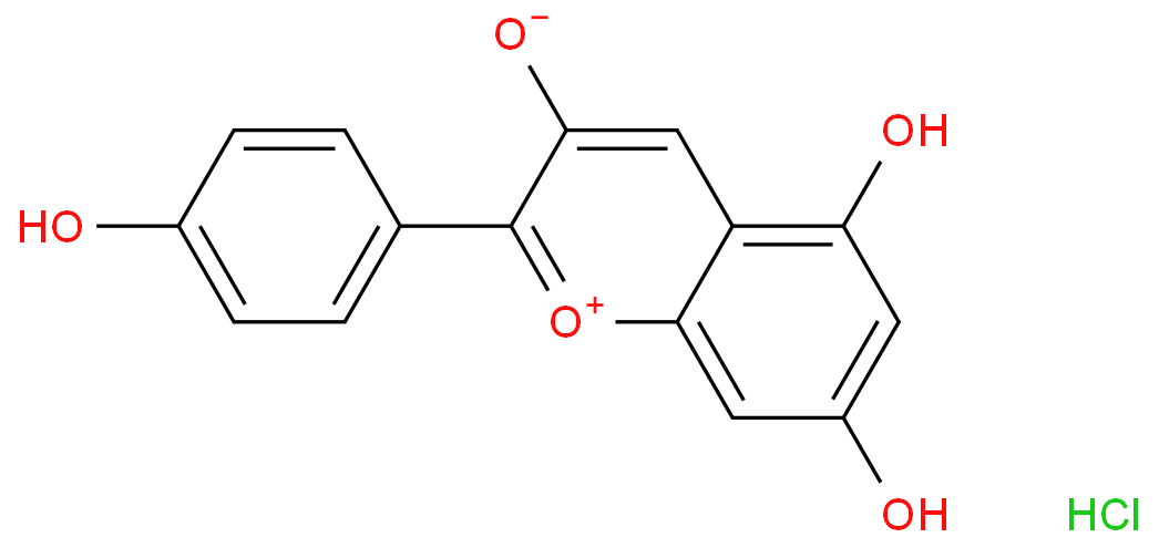 1-Benzopyrylium,3,5,7-trihydroxy-2-(4-hydroxyphenyl)-, chloride (1:1)  
