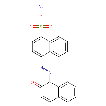 1-Naphthalenesulfonicacid, 4-[2-(2-hydroxy-1-naphthalenyl)diazenyl]-, sodium salt (1:1)  