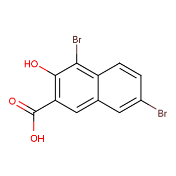 1,6-二溴-2-羟基萘-3-羧酸