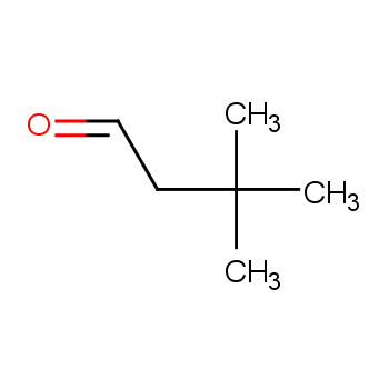 3,3-二甲基丁醛化学结构式