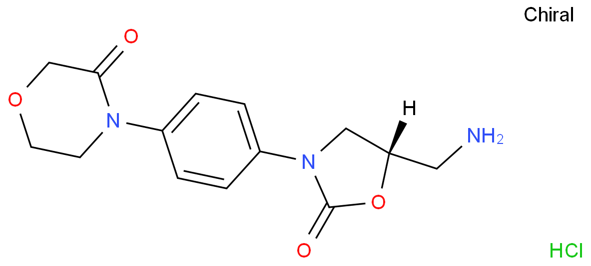 (S)-4-(4-(5-(氨基甲基)-2-氧代噁唑烷-3-基)苯基)吗啉-3-酮盐酸盐