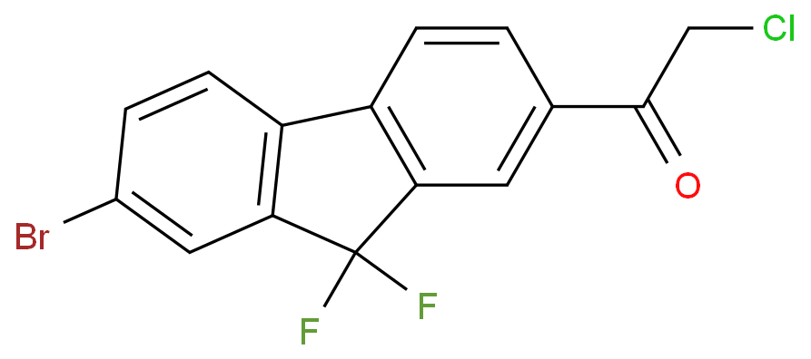 1-(7-bromo-9,9-difluoro-9H-fluoren-2-yl)-2-chloroethanone