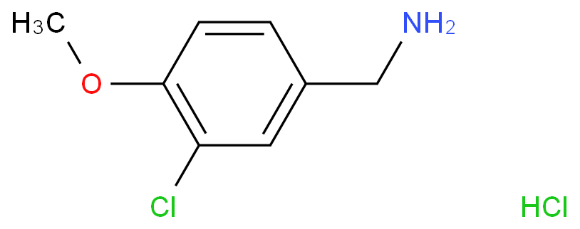 (3-chloro-4-methoxyphenyl)methanamine;hydrochloride