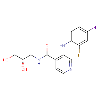N-[(2S)-2,3-二羟基丙基]-3-[(2-氟-4-碘苯基)氨基]-4-吡啶甲酰胺