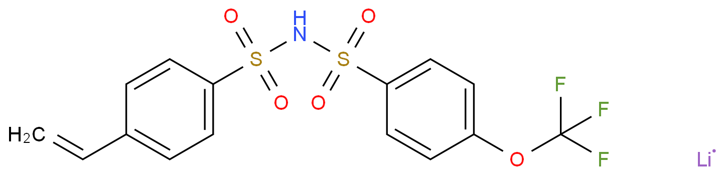对三氟甲氧基-乙烯基双苯磺酰亚胺锂
