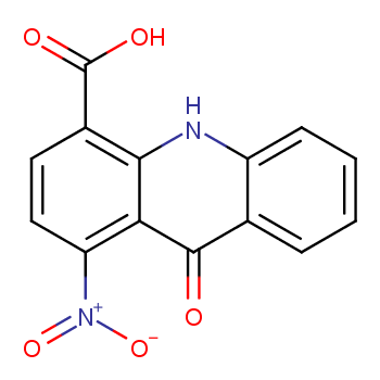 1-Nitro-9-oxo-4-acridinecarboxylic acid