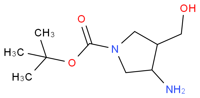 tert-butyl 3-amino-4-(hydroxymethyl)pyrrolidine-1-carboxylate