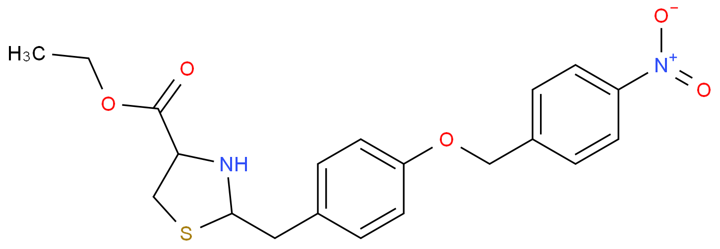 2-(4-((4-硝基苄基)氧基)苄基)噻唑烷-4-羧酸乙酯/415697-08-4