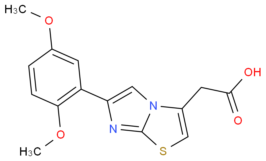 [6-(2,5-DIMETHOXY-PHENYL)-IMIDAZO[2,1-B]THIAZOL-3-YL]-ACETIC ACID