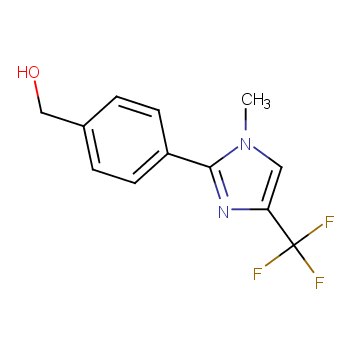 (4-(1-甲基-4-(三氟甲基)-1H-咪唑-2-基)苯基)甲醇 产品图片