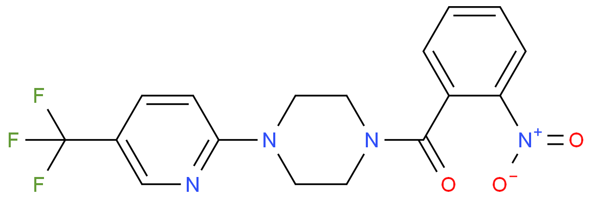 2-NITROPHENYL 4-(5-(TRIFLUOROMETHYL)(2-PYRIDYL))PIPERAZINYL KETONE