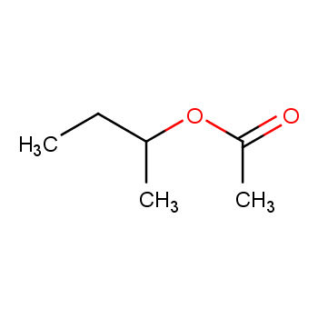 乙酸仲丁酯化学结构式