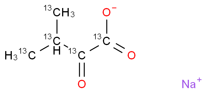 2-Keto-3-methylbutyric acid-13C5 sodium salt