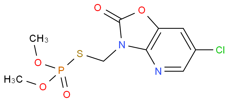 甲基吡噁磷化学结构式