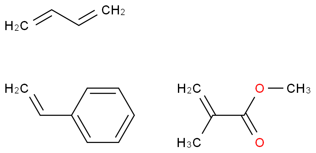 Poly(styrene-co-butadiene-co-methyl methacrylate)  