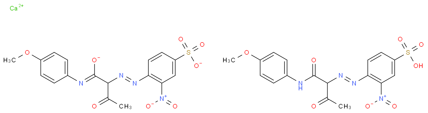 calcium bis[4-[[1-[[(4-methoxyphenyl)amino]carbonyl]-2-oxopropyl]azo]-3-nitrobenzenesulphonate]