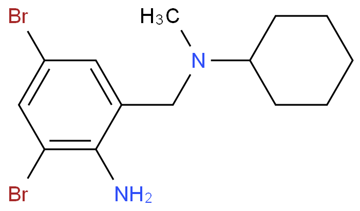 Benzenemethanamine,2-amino-3,5-dibromo-N-cyclohexyl-N-methyl-  